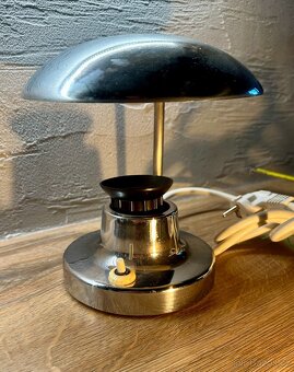 Stará chromovaná lampa stolní NAPAKO typ 1195 TOP kousek - 2