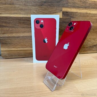 iPhone 13 128GB, červený, 100% baterie (rok záruka) - 2