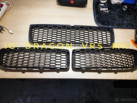 Honey comb mřížky Škoda Octavia 1 pofl nárazník - 2