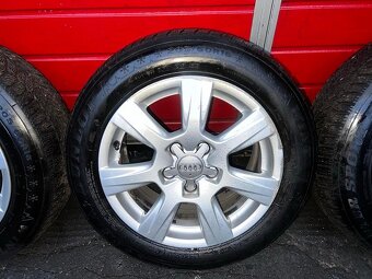 Original 3x ALU kola Audi 16" 7,5J ET45 + pneu 205/60/R16 - 2