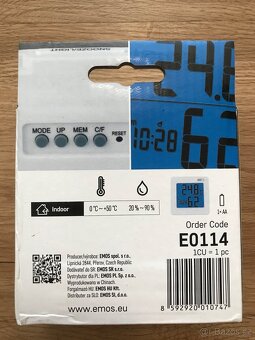Digitální teploměr s vlhkoměrem E0114 EMOS - 2