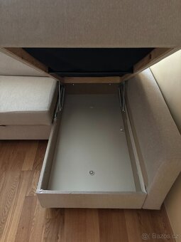 Prodám - sedačka rozkládací s úložným prostorem - 2