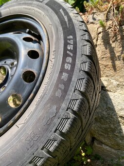 Zimní pneu Michelin Alpin A3 175/65 R14 + disky Citroën - 2