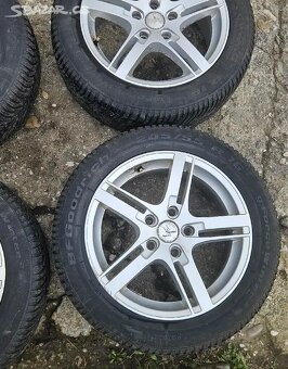 Alu kola r16 5x114,3 LFWorks. Krásná zimní 205/55 - 2