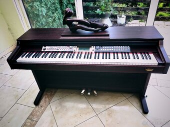 Elektrické piano CDP palisandr včetně sochy - 2