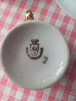 Retro šálky s podšálky - 2