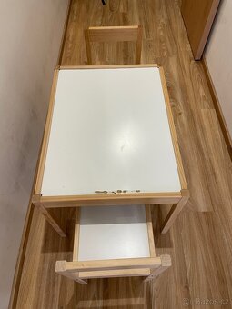 Dětský stolek a 2 židle IKEA - 2