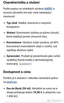 Parfém EAU DE MUSK - 2