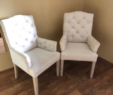 Rustikální barokní křesla 4 kusy - 2