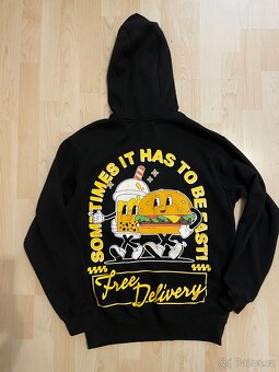 Černá chlapecká mikina, vel. S, 164/170 - 2