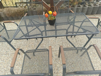 Kovové venkovní sezení - 2
