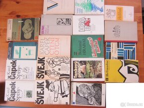 České knihy Werich, Horníček, Pavel, Poláček, Čapek aj. - 2