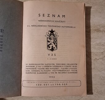 PRAGA V3S - originál príručka - 2