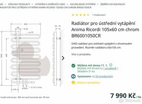 Koupelnový radiátor - 2