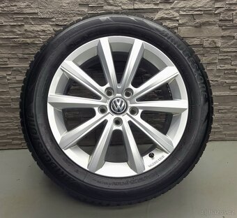 17" Originál VW Merano T-roc 5x112 zimní pneu 6mm - 2