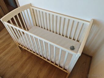 Dětská postýlka Scarlett Laura + kvalitní matrace – 120x60 c - 2