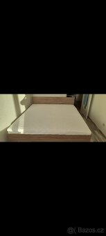 Postel 180X200 dub lanýž s roštem - 2