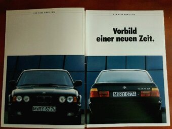 Bmw 5 (E34) 1988 - Prospekt. - 2
