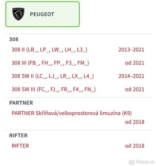 Destičky přední Rifter/308/Partner - 2