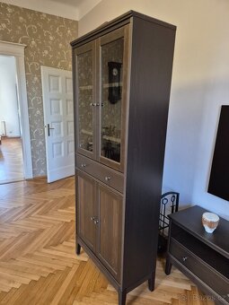 Prosklená skříň IKEA IDANAS z masivu za půlku ceny - 2