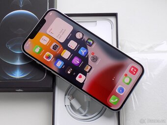 APPLE iPhone 12 Pro Max 128GB Silver - ZÁRUKA - JAKO NOVÝ - 2