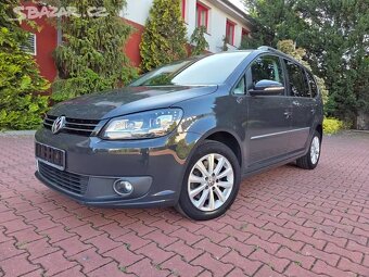 Touran 2.0TDI 103kW,Highline,7.míst,2014,1.maj.tažné,servisk - 2
