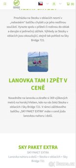 Vstupenka SKY paket extra Dolní Morava se SLEVOU - 2