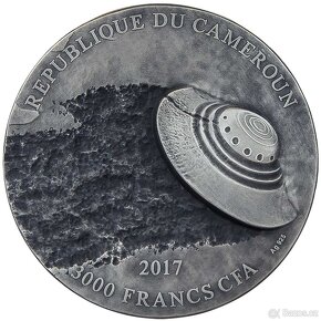 70th Anniversary of Roswell Incident UFO 3 oz - vzácná - 2