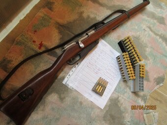 Karabina KAR. 88, V.C.SCHILLING SUHL , náboje , TORMENTACE - 2