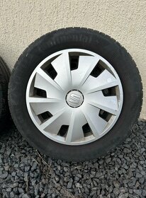 Kola 15" 5 X 112 + pneu + orig. poklice Seat, VW - 2
