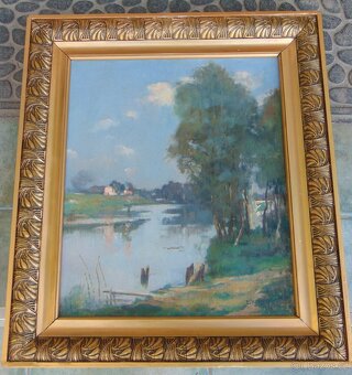 Obraz olej Polsko L. Ostrowski - 2