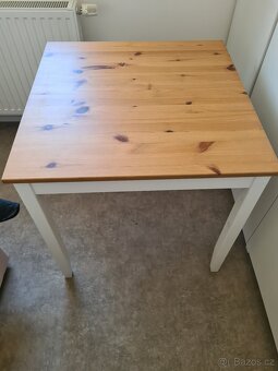 IKEA stůl Lerhamn, 74x74 cm - 2