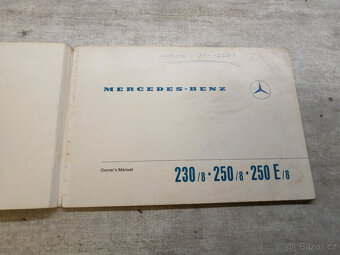 Návod k obsluze Mercedes-Benz W114/W115 (originál), anglicky - 2