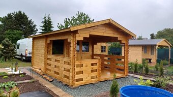 Dřevěný zahradní domek Daniel 350 x 560 cm, 44 mm - 2