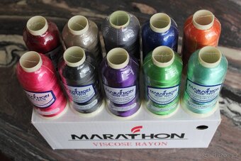 NOVÉ vyšívací nitě MARATHON 5000m - 2