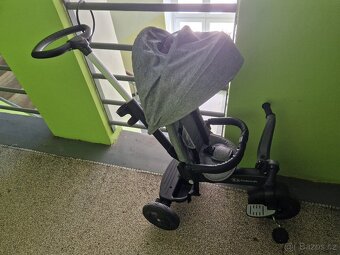 Kinderkraft tříkolka Twipper šedá - 2