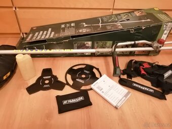 Křovinořez benzínový Parkside-kombinovaný systém 3 v 1 - 2