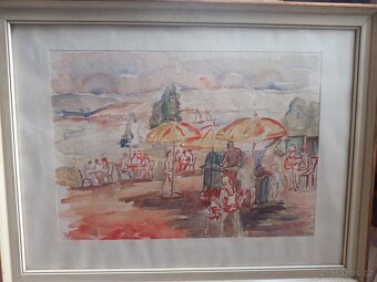 prodám obraz akvarel - 2