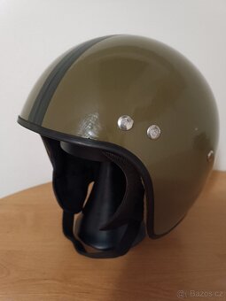 Stará vojenská moto přilba - 2