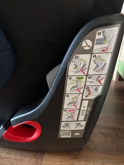 Top stav autosedačka 9-18 kg Britax King II black series - 2