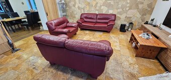 Kožená sedací souprava 3+2+1 - 2