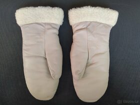 Kožené rukavice palčáky - 2