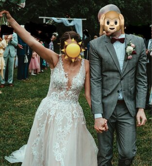 Svatební šaty - vel. 38 - 2