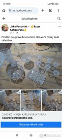Set broušeného skla. Sleva - 2