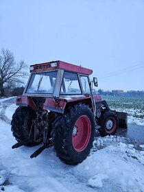 Kolovy traktor Zetor 8045 Crystal 1981 celny nakladac lyzica - 2