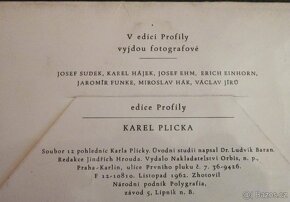 Karel Plicka - PROFILY - 1962 - 2