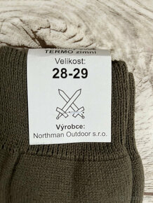 Prodám nové vojenské zimní termo ponožky - 2