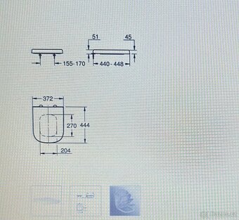 Grohe Euro Ceramic - WC sedátko, SoftClose, 39330002 - 2
