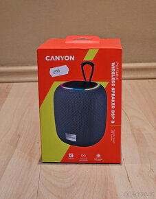Nový přenosný bezdrátový reproduktor Canyon BSP-8 s LED - 2
