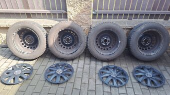 Zimní kola 15" 5x112, VW Golf 6 - 2